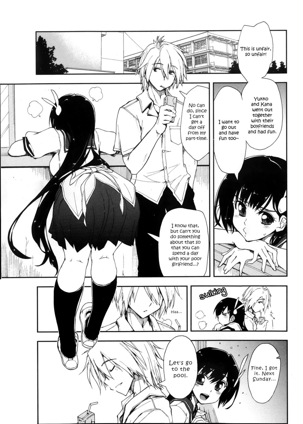 Hentai Manga Comic-Unfair X Poolside Fun-Read-3